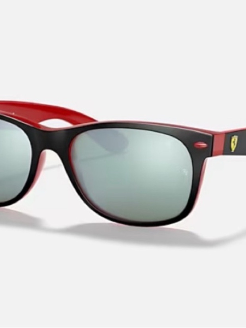 Ray-Ban Red and Black Mirrored Lens Sunglasses NWT